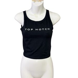 Top Notch size  small Black Women's Crop Top workout tank